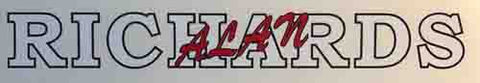 Alan Richards Downtube decal