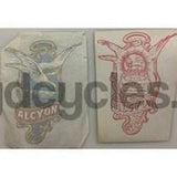 Alcyon Head/Seat Original Varnish Fix Decal