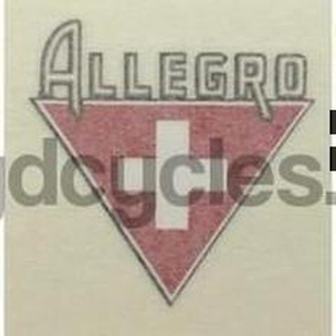 ALLEGRO seat tube decal.