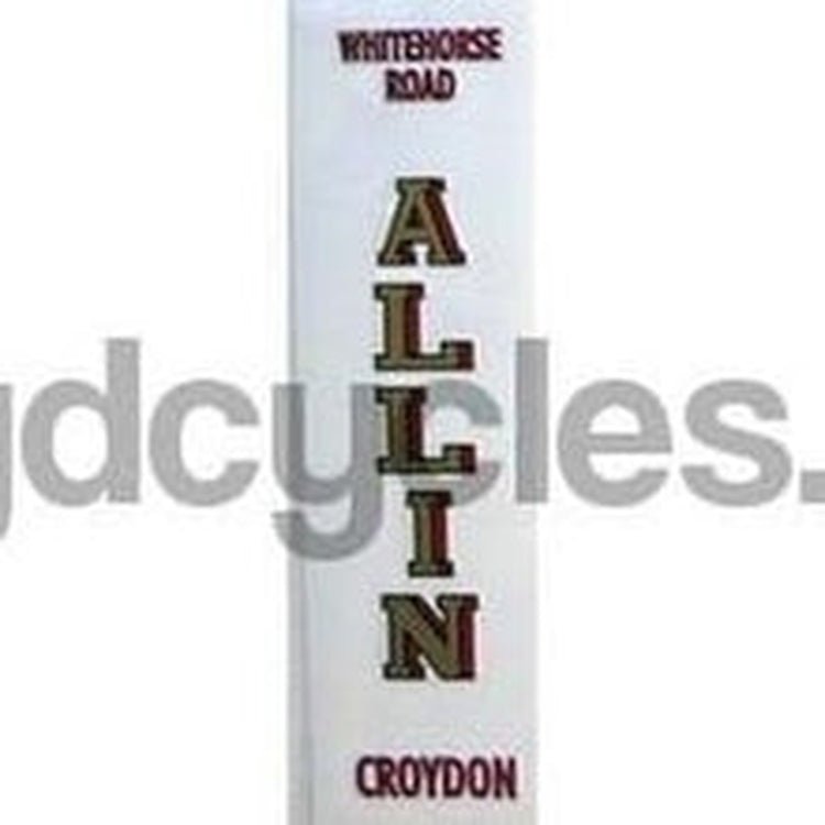 ALLIN seat tube decal. - H Lloyd Cycles
