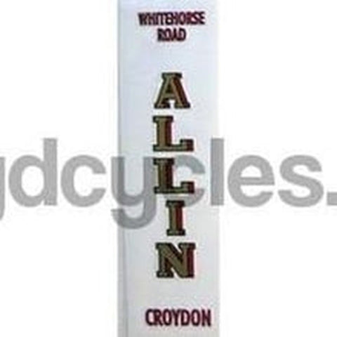 ALLIN seat tube decal.