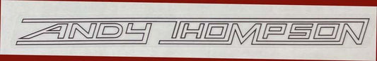 Andy Thompson Decal - H Lloyd Cycles