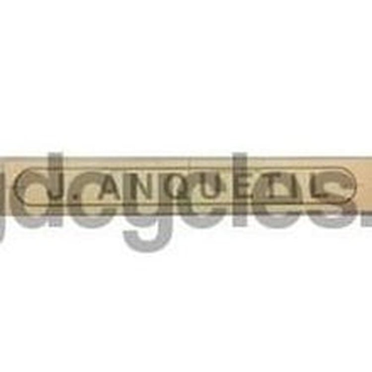 ANQUETIL. "J Anquetil" D/T block on elongated oval - H Lloyd Cycles