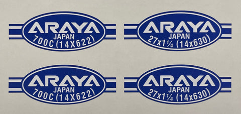 Araya Rim decals