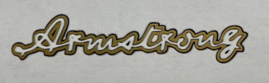 Armstrong script decal - H Lloyd Cycles