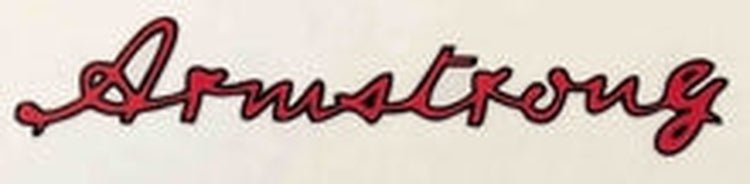 Armstrong Script downtube decal - H Lloyd Cycles