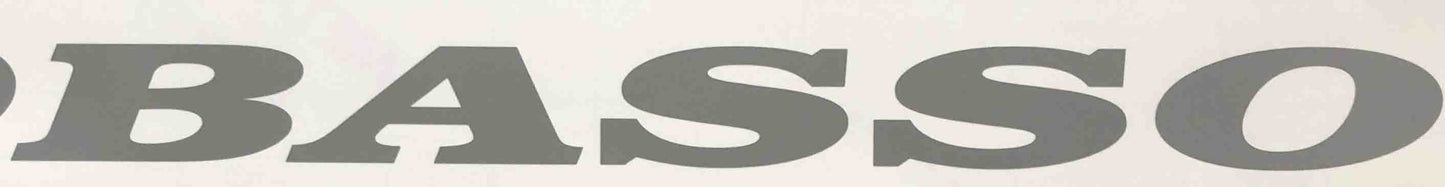 BASSO downtube sticker. - H Lloyd Cycles