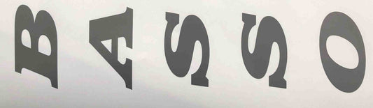 Basso Seat Tube decal - H Lloyd Cycles