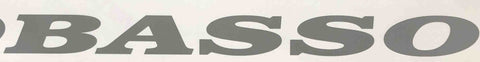 BASSO downtube sticker.