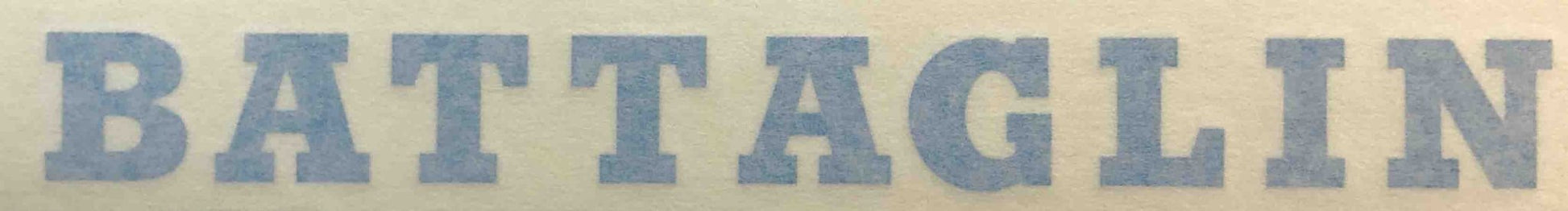 BATTAGLIN downtube decal. - H Lloyd Cycles