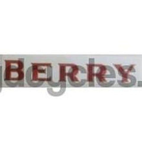 BERRY - Johnny Berry, Manchester. Downtube decal.