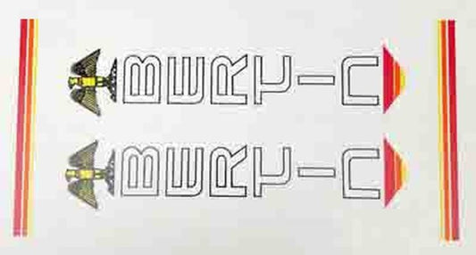 Bertin double seat tube decal - H Lloyd Cycles