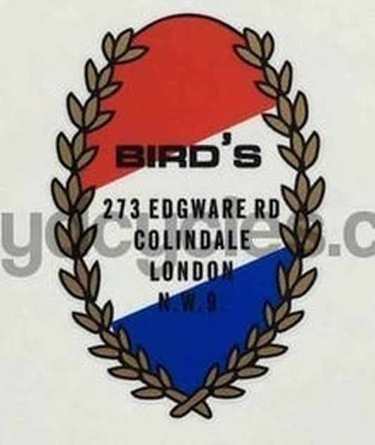 Bird's of Colindale Crest - H Lloyd Cycles