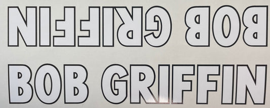 Bob Griffin downtube - H Lloyd Cycles