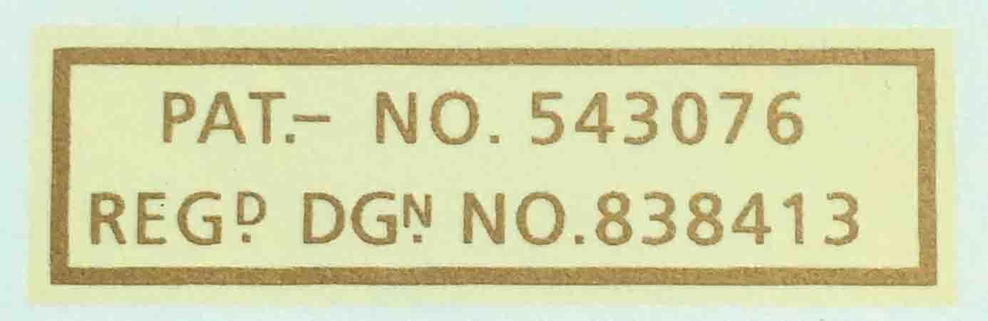BSA. Paratroopers bicycle patent/design number transfer. - H Lloyd Cycles