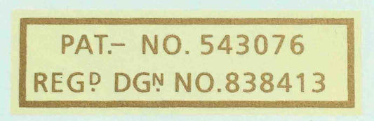 BSA. Paratroopers bicycle patent/design number transfer. - H Lloyd Cycles