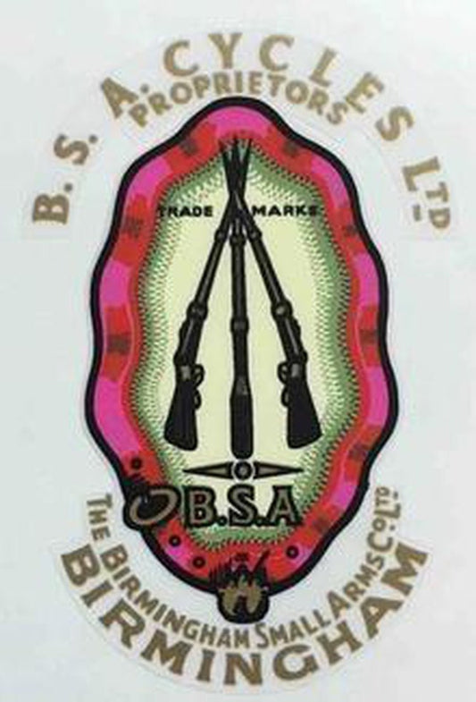 BSA Piled arms and garter. - H Lloyd Cycles