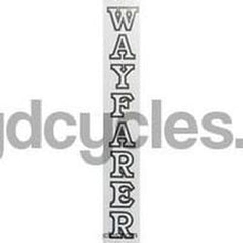 BSA "WAYFARER" seat tube decal.