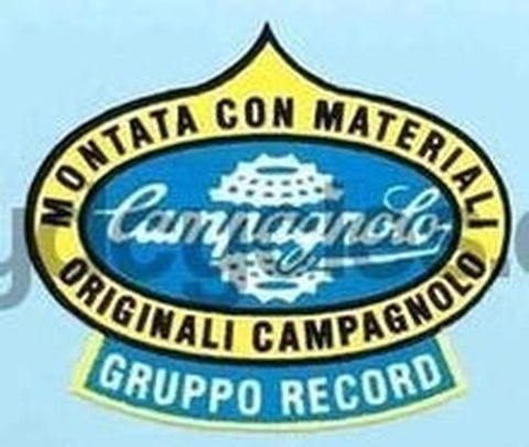 CAMPAGNOLO "Gruppo Record" transfer