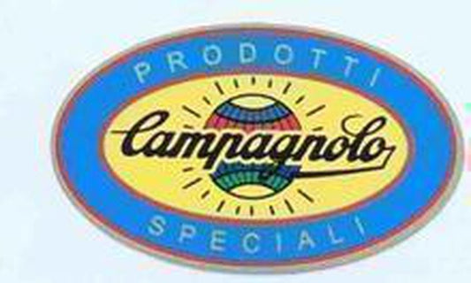 CAMPAGNOLO oval with "prodotti speciali" around outside. - H Lloyd Cycles
