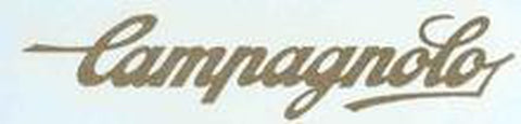 CAMPAGNOLO. Standard Campag script.