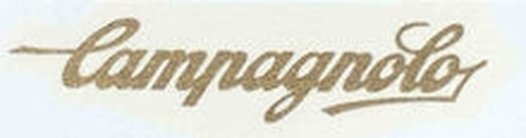 CAMPAGNOLO. Standard script. - H Lloyd Cycles