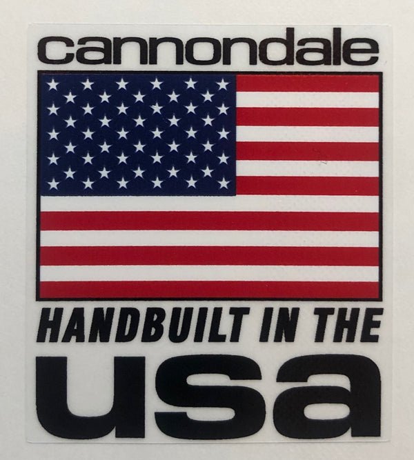 Cannondale Handbuilt Decal - H Lloyd Cycles