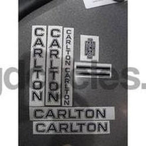 CARLTON Decal Set