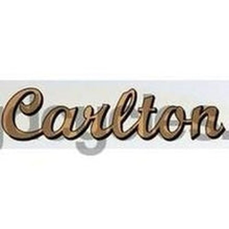 CARLTON downtube script with 3 - D effect - H Lloyd Cycles