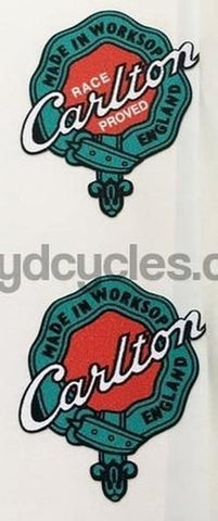 CARLTON fork decals