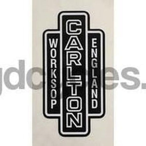 CARLTON head/seat transfer from 70's/80's.