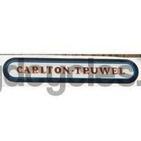 CARLTON "imichrome" top tube decal "Carlton Truwel"