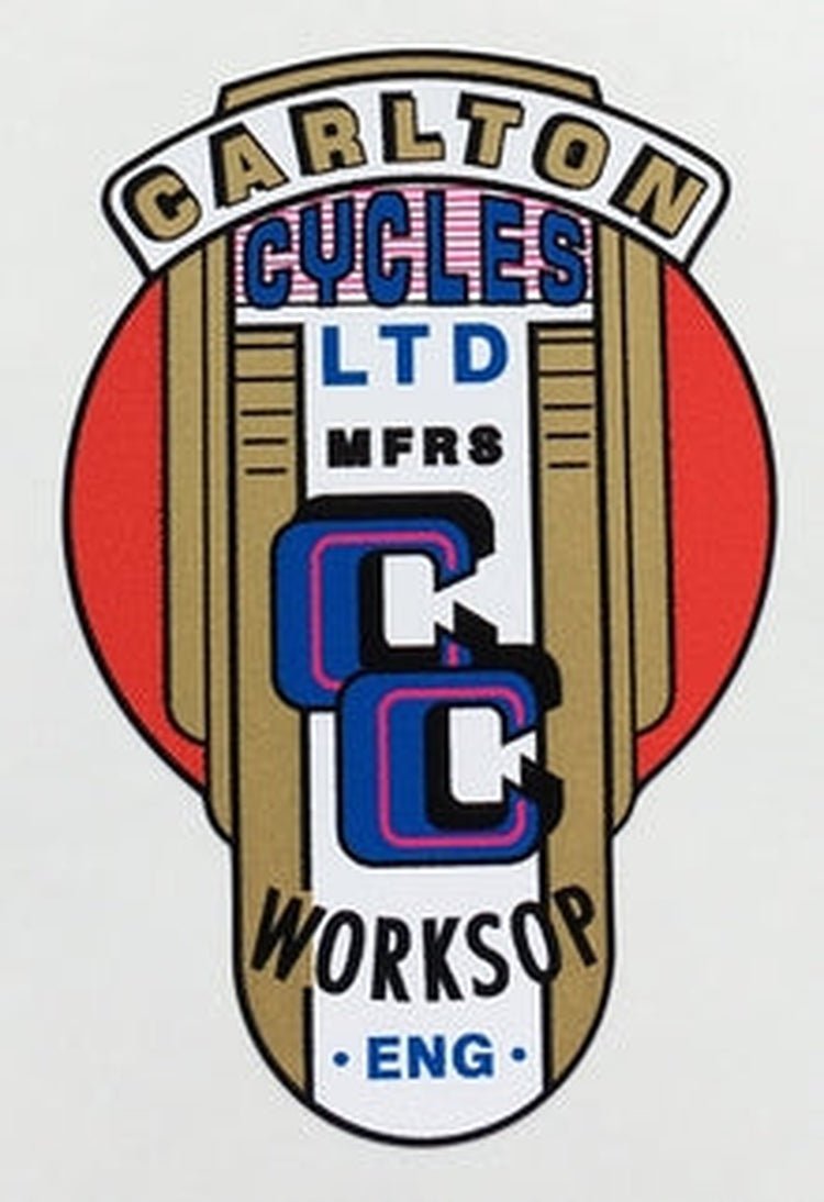 CARLTON seat tube transfer with double central "CC" portion - H Lloyd Cycles