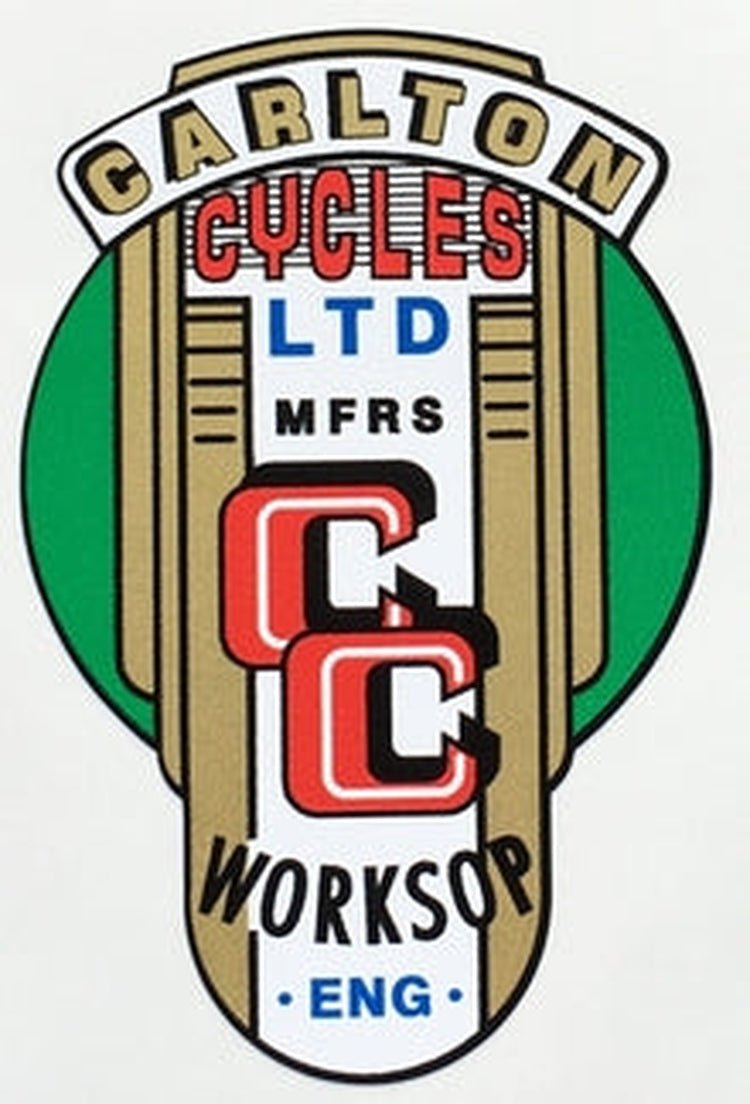 CARLTON seat tube transfer with double central "CC" portion - H Lloyd Cycles