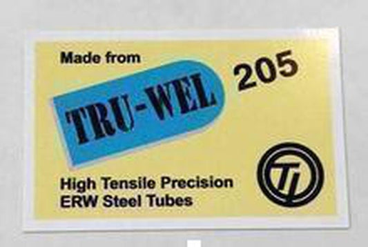 CARLTON Tru wel tubing decal - H Lloyd Cycles