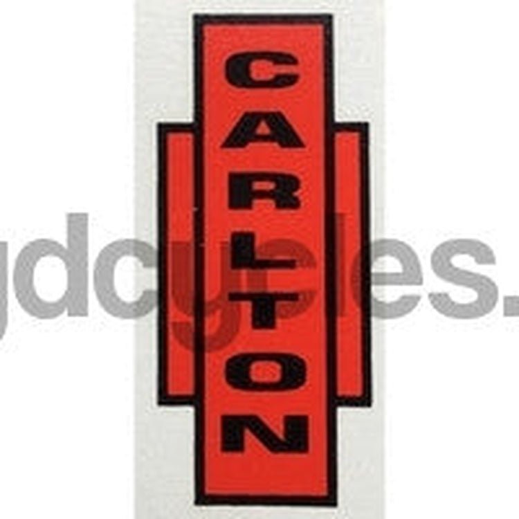 CARLTON Vertical "Carlton" in double oblong for seat tube - H Lloyd Cycles
