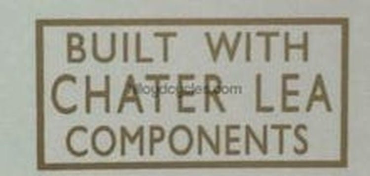 CHATER LEA "Built with Chater Lea components". - H Lloyd Cycles
