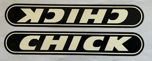 Chick downtube double decal - H Lloyd Cycles