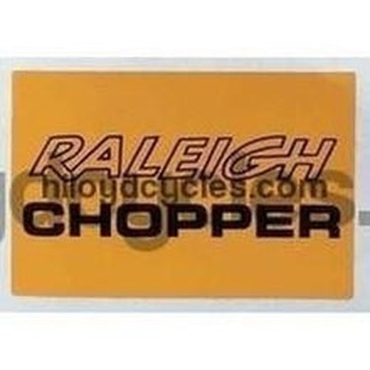 CHOPPER seat decal - H Lloyd Cycles