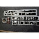 CLAUD BUTLER decal set AND METAL BADGE