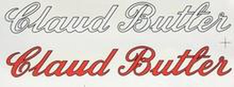 CLAUD BUTLER long script. - H Lloyd Cycles