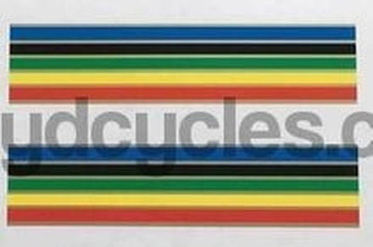 Claud Butler Olympic bands with gold separators - H Lloyd Cycles