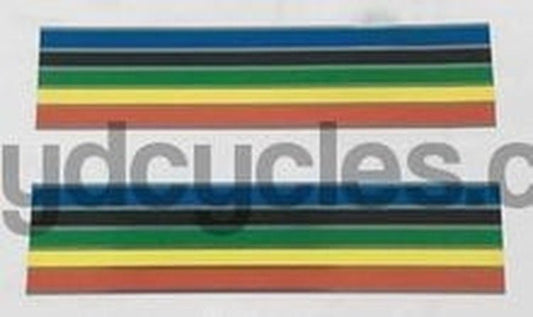 Claud Butler Olympic bands with silver separators - H Lloyd Cycles