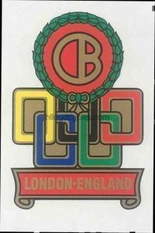 CLAUD BUTLER Olympic ring type head/seat transfer.