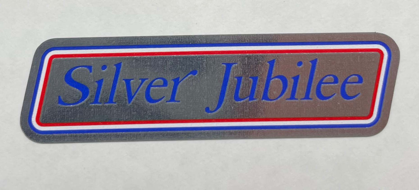 Claud Butler silver jubilee top tube decal - H Lloyd Cycles