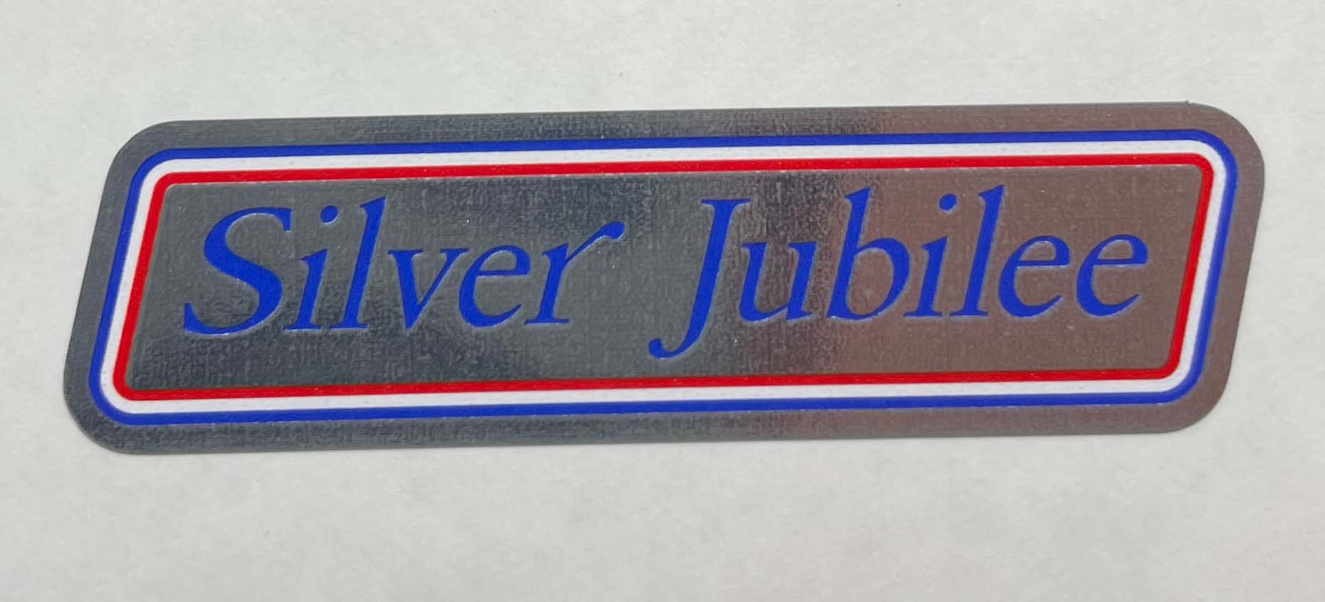 Claud Butler silver jubilee top tube decal - H Lloyd Cycles