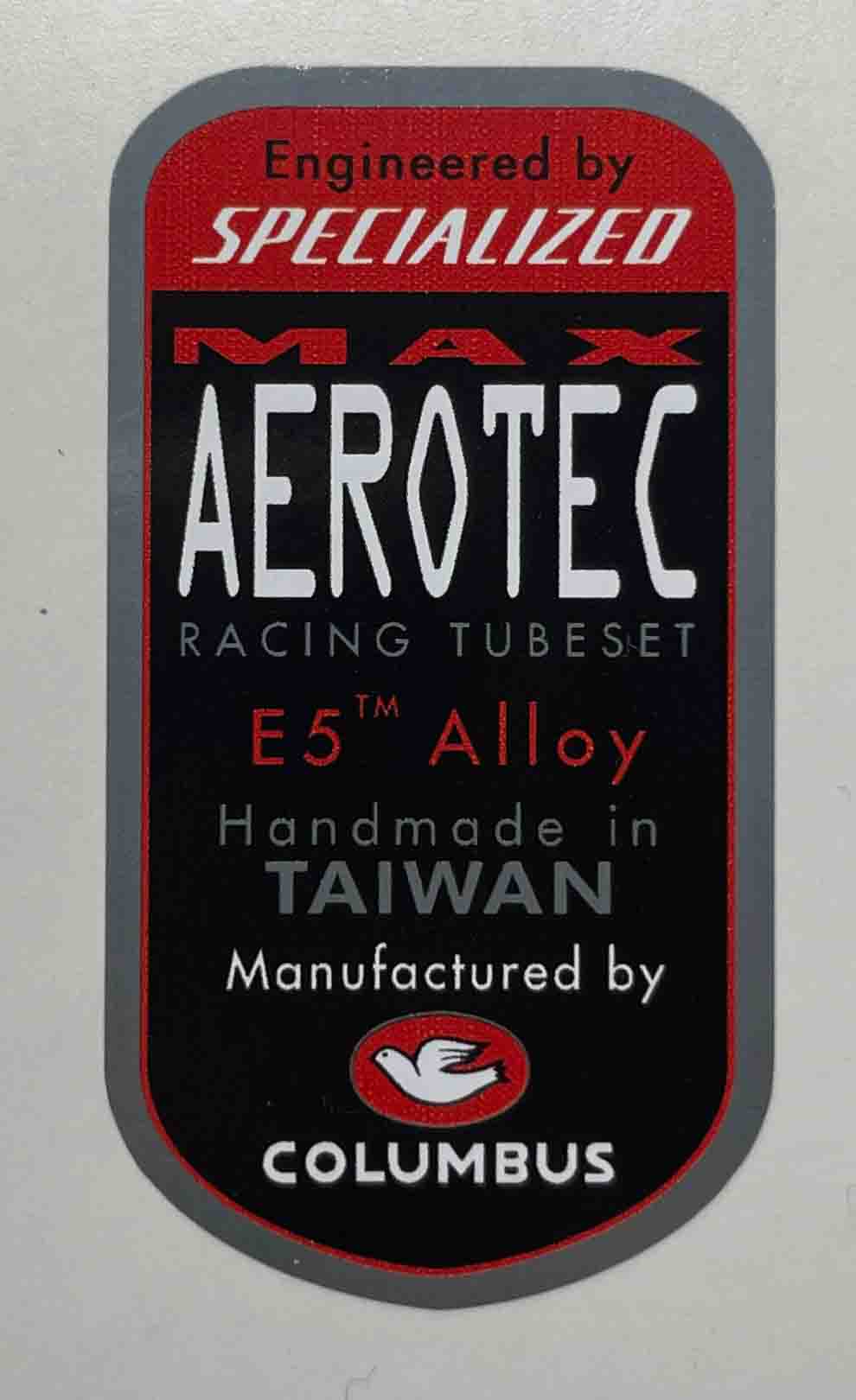 Columbus Aerotec Decal - H Lloyd Cycles