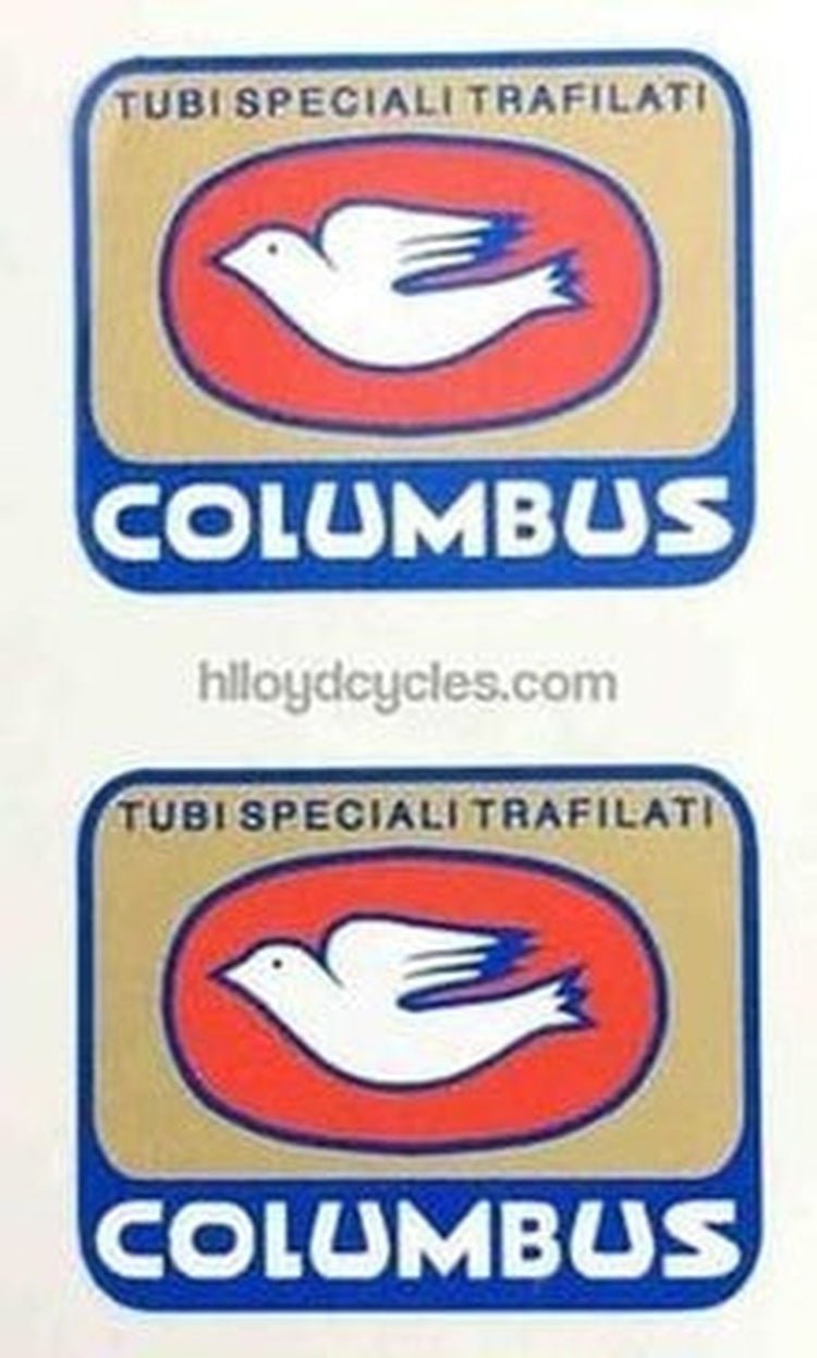 Columbus SL Blue fork decals - H Lloyd Cycles