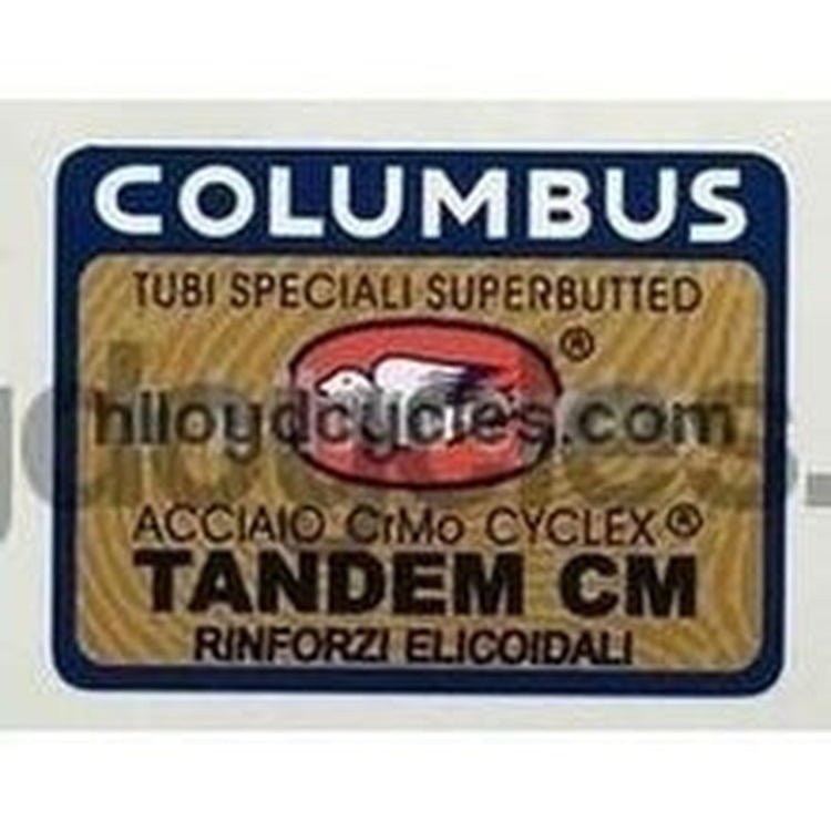 Columbus Tandem Tubing Decal - H Lloyd Cycles