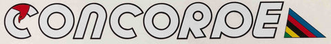 CONCORDE downtube decal.